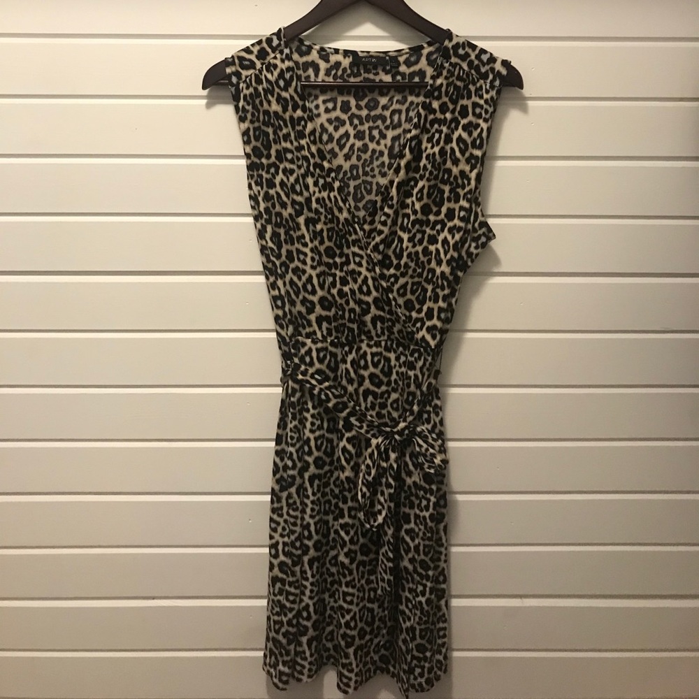Leopard print dress